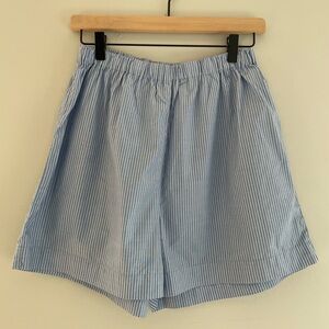 Baserange Ole Shorts in blue stripe